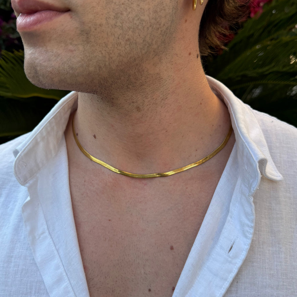 Collanina Snake - Gold